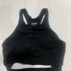 BAMBOO Sleek Black Sports Bra
